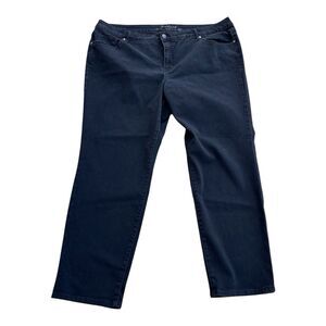 Gloria Vanderbilt All Around Slimming Effect Jeans Women’s Plus Size 22W Black